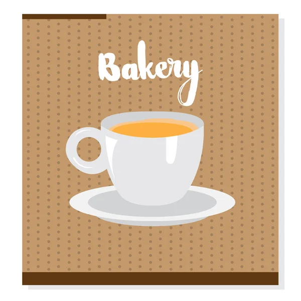 Vintage bakery poster — Stock Vector