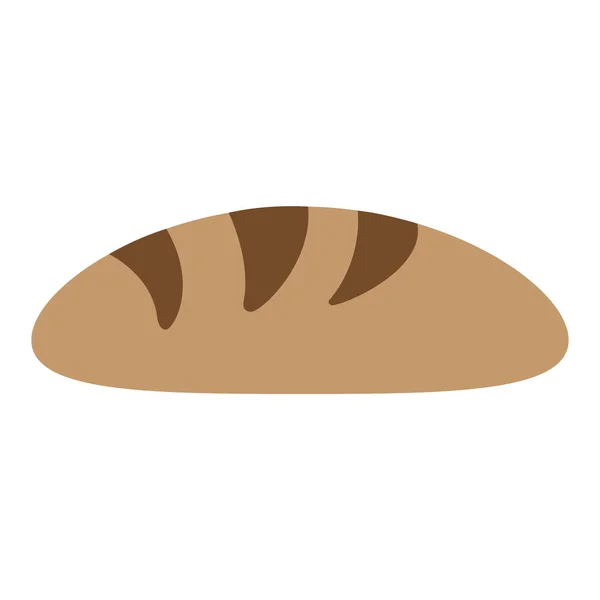 Icona del pane isolato — Vettoriale Stock