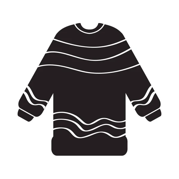 Imagen aislada del suéter — Vector de stock