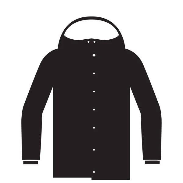 Imagen de chaqueta aislada — Vector de stock