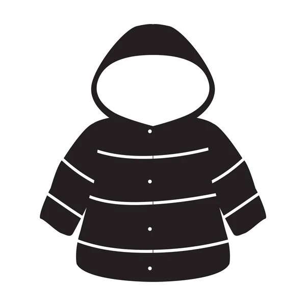 İzole edilmiş ceket resmi — Stok Vektör