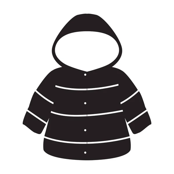 Imagen de chaqueta aislada — Vector de stock