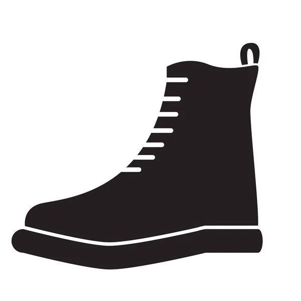 Isolated boots image — 스톡 벡터