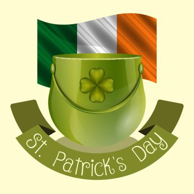 Saint patricks gün kartı