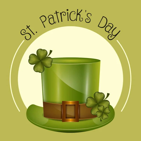 Saint patricks dagar kortet — Stock vektor