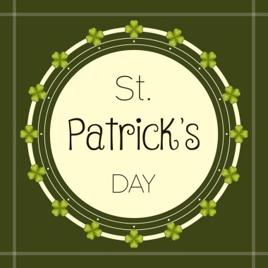 Saint patricks gün kartı