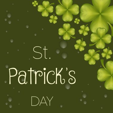 Saint patricks gün kartı