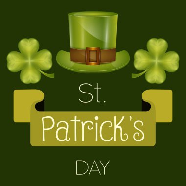 Saint patricks gün kartı