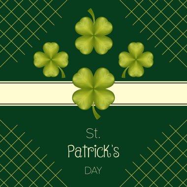 Saint patricks gün kartı