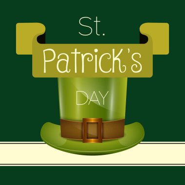 Saint patricks gün kartı