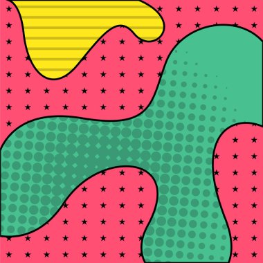 Yarıtonluk komik arkaplan