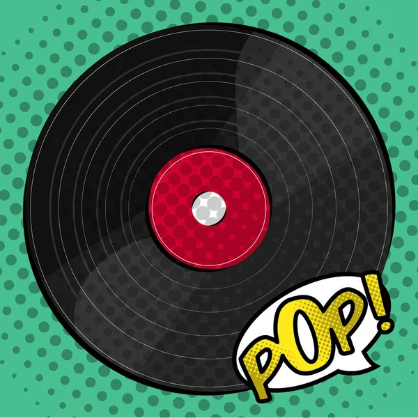 Vinyl record disc — Stockvector