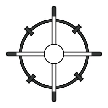 İzole edilmiş gözetleme deliği simgesi