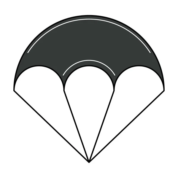 Isolated parachute icon — Stock Vector