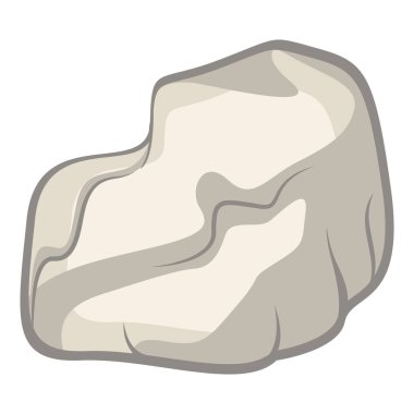 İzole edilmiş beyaz kaya