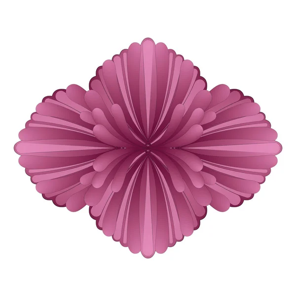 Изолированный красивый фиолетовый цветок — стоковый вектор