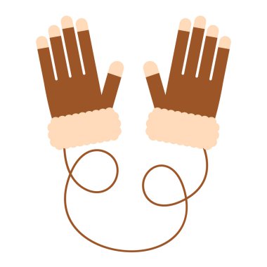 İzole edilmiş eldiven resmi