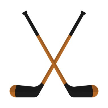 İzole hokey sopaları