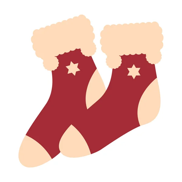 Izolovaný obraz silných ponožek — Stockový vektor