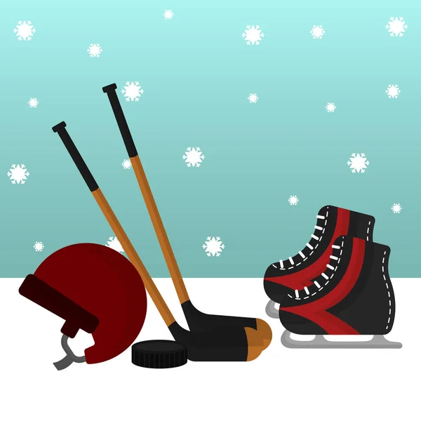 Image sports d'hiver — Image vectorielle