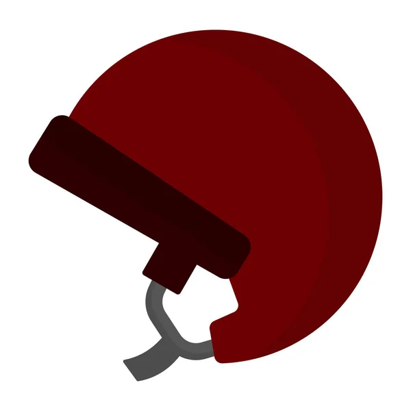 孤立的红色头盔图像 — 图库矢量图片
