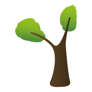 İzole ağaç simgesi