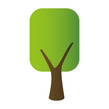 İzole ağaç simgesi