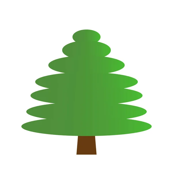 Isolated tree icon — Stock Vector