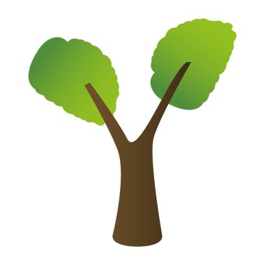 İzole ağaç simgesi