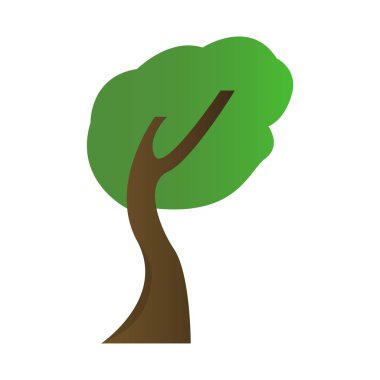 İzole ağaç simgesi