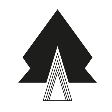 Bir ağacın silueti