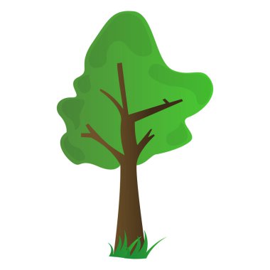 İzole ağaç simgesi