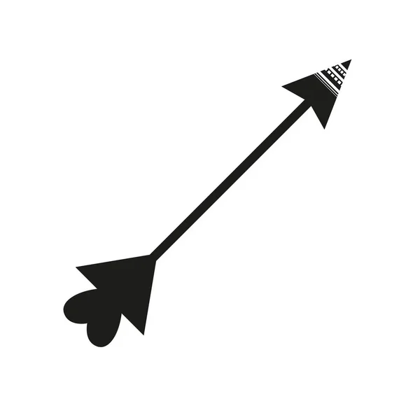 Isolated cute arrow — Stock Vector
