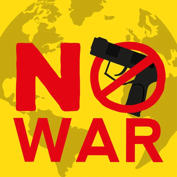 Плакат "Остановить войну" — стоковый вектор