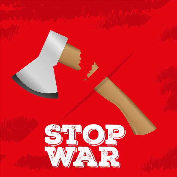 停止战争海报 — 图库矢量图片