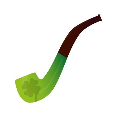 İzole edilmiş tütün piposu