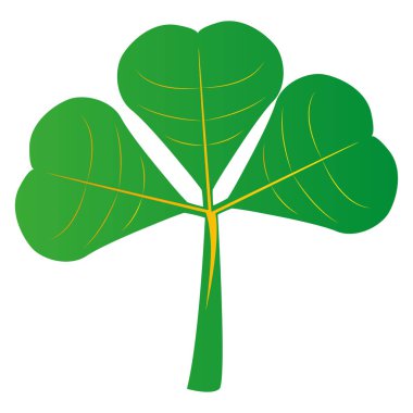 İzole yonca simgesi