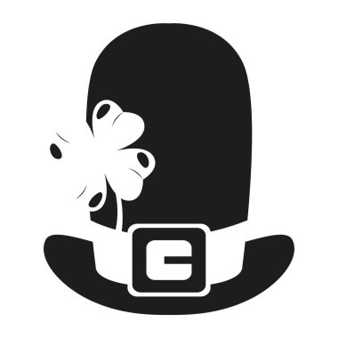 İzole edilmiş geleneksel İrlanda şapkası.