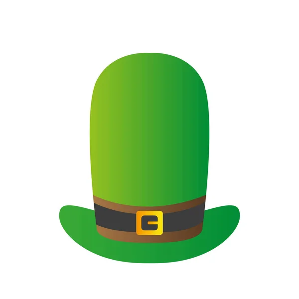 Isolated traditional irish hat — Stock Vector