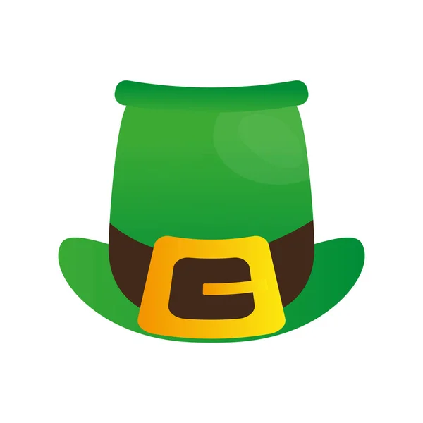 Cappello tradizionale irlandese isolato — Vettoriale Stock