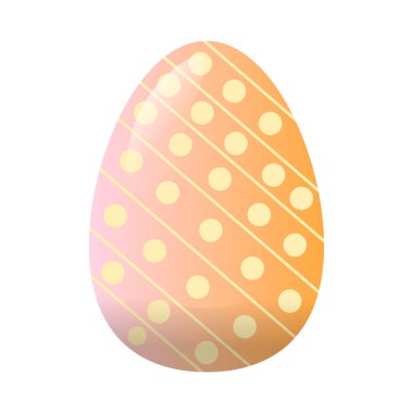 Ayrı dekore edilmiş paskalya yumurtaları.