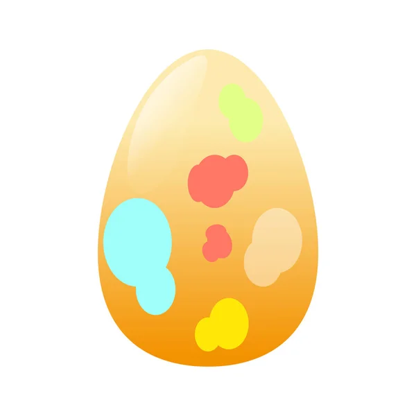 Odizolowane ozdobione jaja wielkanocne — Wektor stockowy