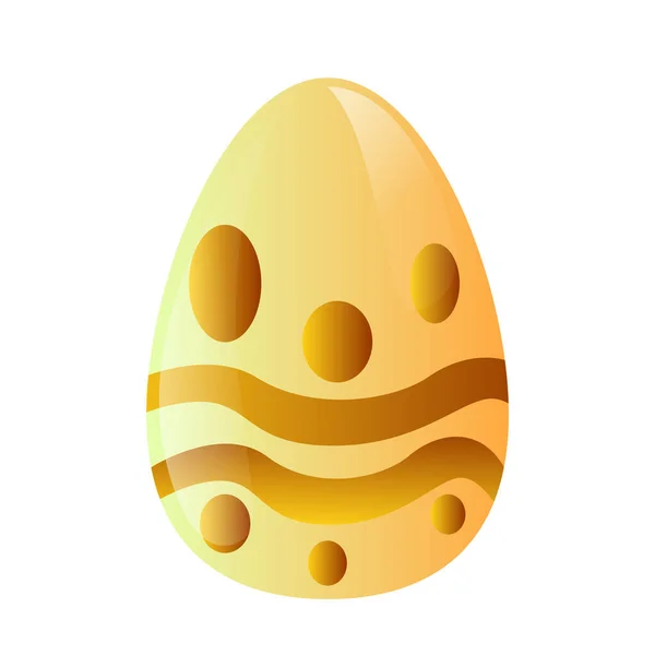 Huevos de Pascua decorados aislados — Archivo Imágenes Vectoriales