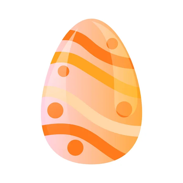 Huevos de Pascua decorados aislados — Vector de stock