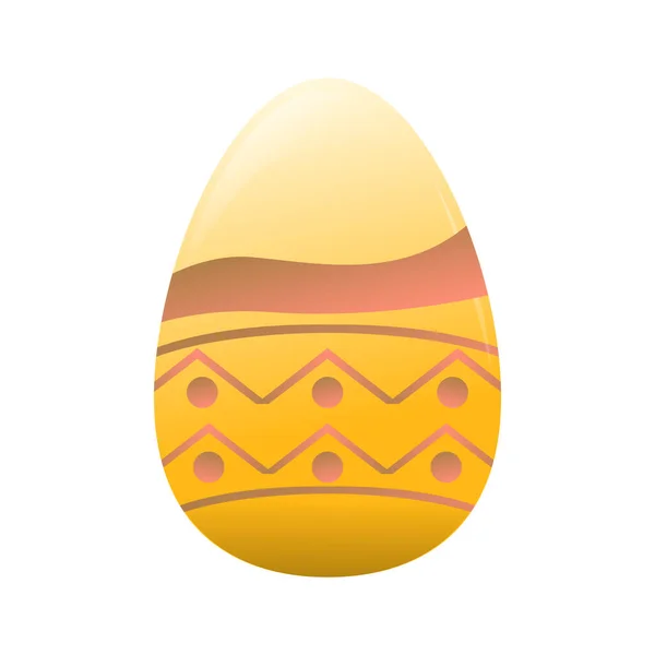 Huevos de Pascua decorados aislados — Archivo Imágenes Vectoriales