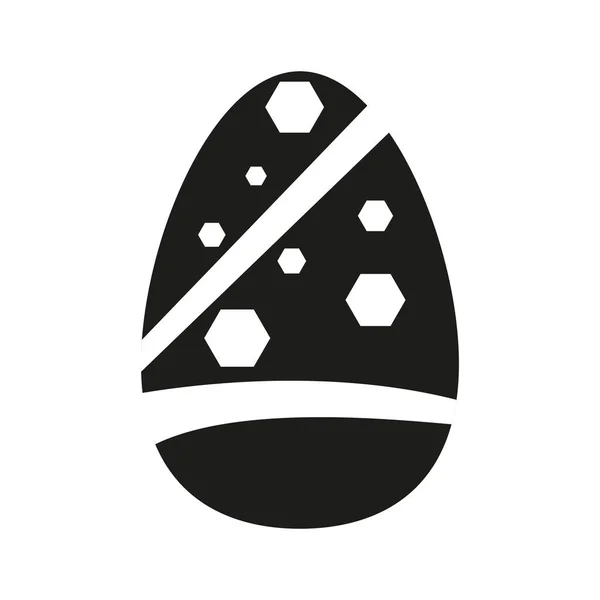 Huevos de Pascua decorados aislados — Vector de stock