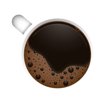 İzole kahve fincanı.