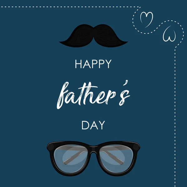 Happy Fathers Day-kort — Stock vektor