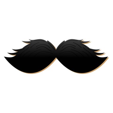 İzole bıyık görüntüsü