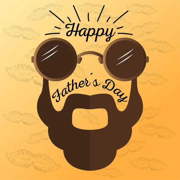 Boldog Apák Napja kártya — Stock Vector